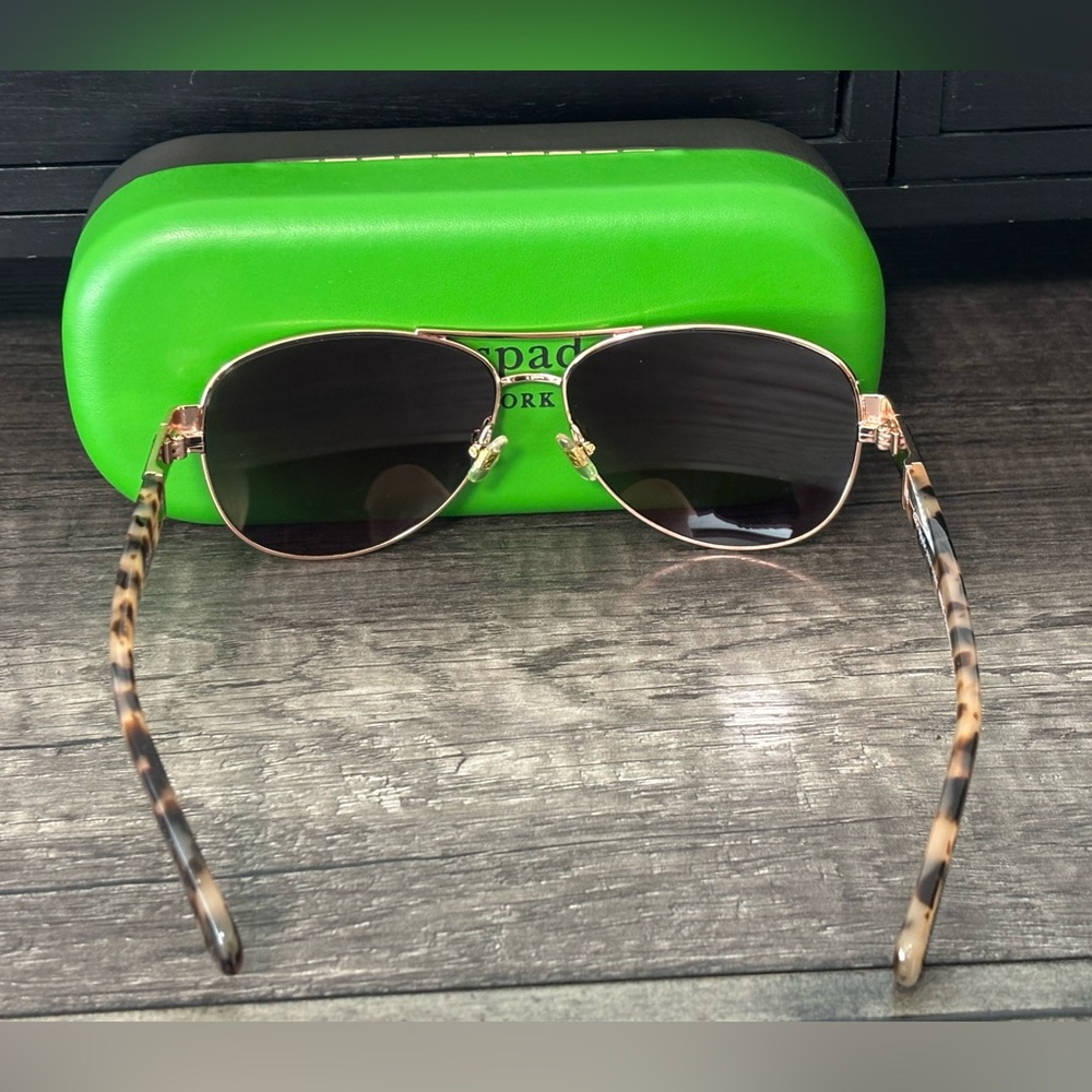 ♠️ Kate Spade KS Dalia Polarized Aviator Sunglasses - Picture 5 of 11